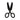 Ministempel Schere