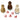 Midistempel Weinglas mit Flasche Bild 2