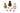 Ministempel Weinglas mit Flasche Bild 2