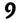 Ministempel Nummer 9