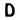 Buchstabe D