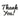 Ministempel Thank you Bild 2